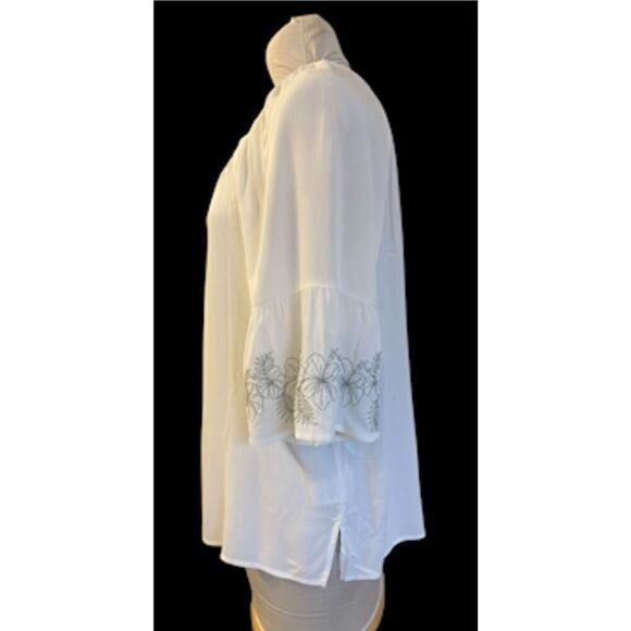 Ruby Rd. Square Neck Lightweight Babydoll Top Sz. PXL Feminine Breezy - Picture 3 of 11